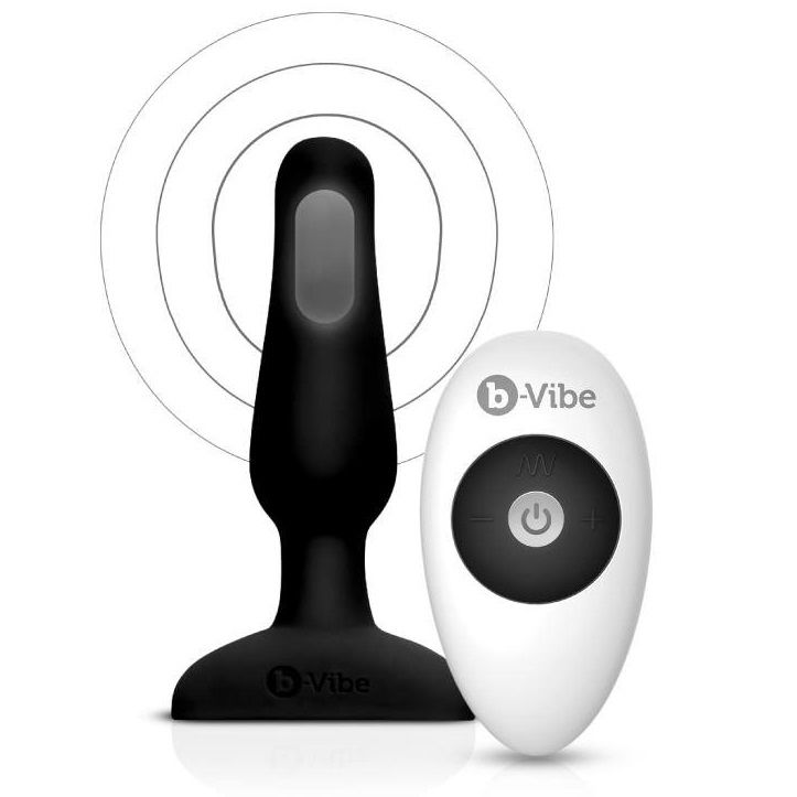 B-VIBE - NOVICE TÉLÉCOMMANDE PLUG ANAL NOIR