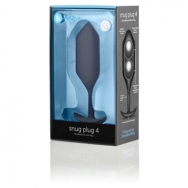 B-VIBE - SNUG PLUG ANAL 4 NOIR