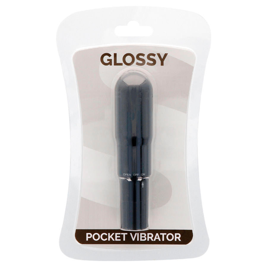 GLOSSY - VIBRATEUR DE POCHE NOIR