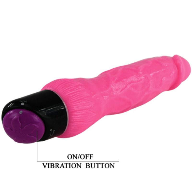 BAILE - VIBRATEUR RÉALISTE SEXE COLORÉ ROSE 24 CM