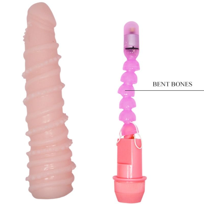 BAILE - VIBRATEUR SPIRALE SENSUELLE FLEXI VIBE 19.5 CM