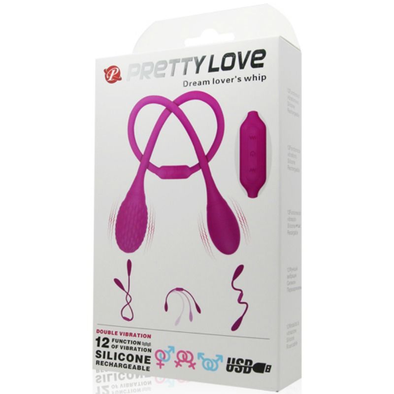 PRETTY LOVE - STIMULATEUR UNISEXE DREAM LOVERS WHIP 2