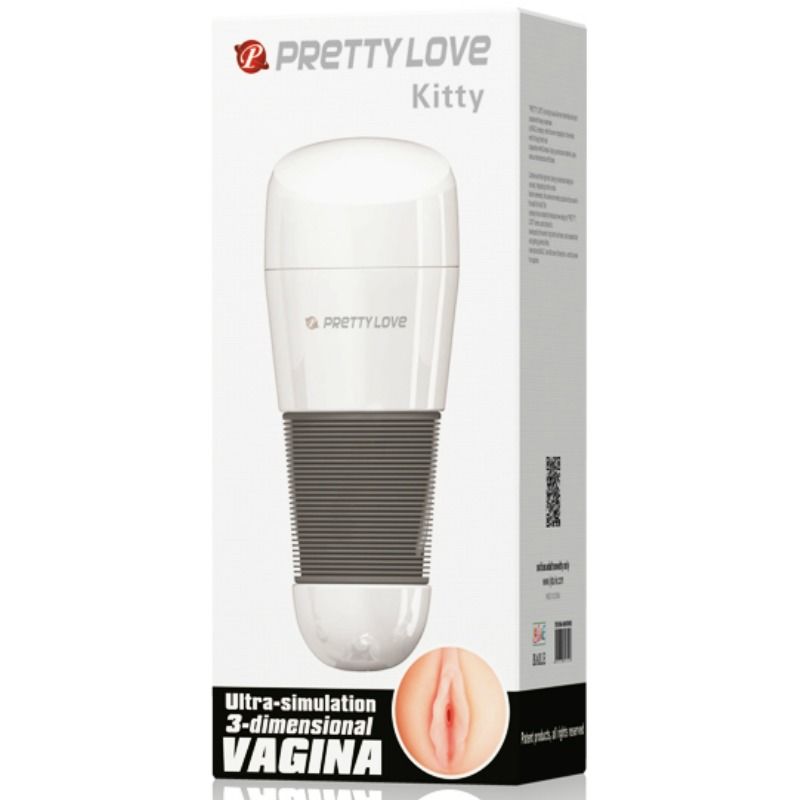 PRETTY LOVE - MASTURBADOR VAGINA KITTY WHITE 2