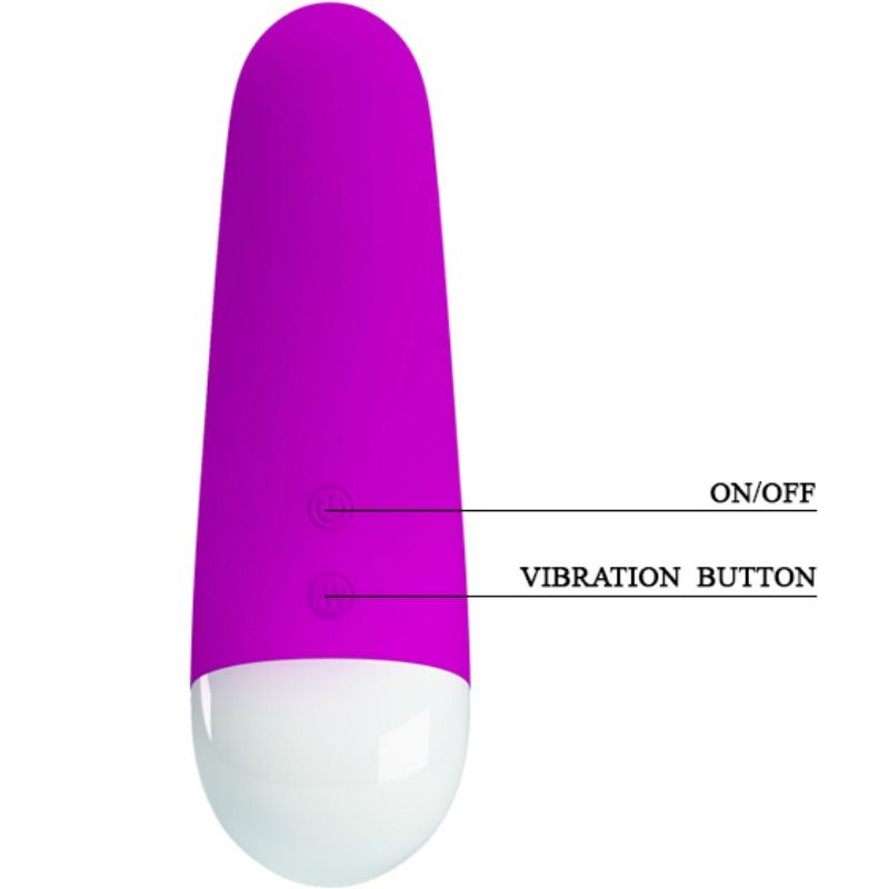 PRETTY LOVE - MINI VIBRATEUR LUTHER 30 MODES DE VIBRATIONS