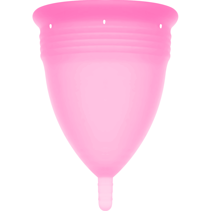 STERCUP - COUPE MENSTRUELLE EN SILICONE FDA ROSE - TAILLE L