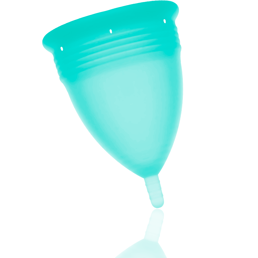 STERCUP - COUPE MENSTRUELLE EN SILICONE FDA AIGUE-MARINE - TAILLE L