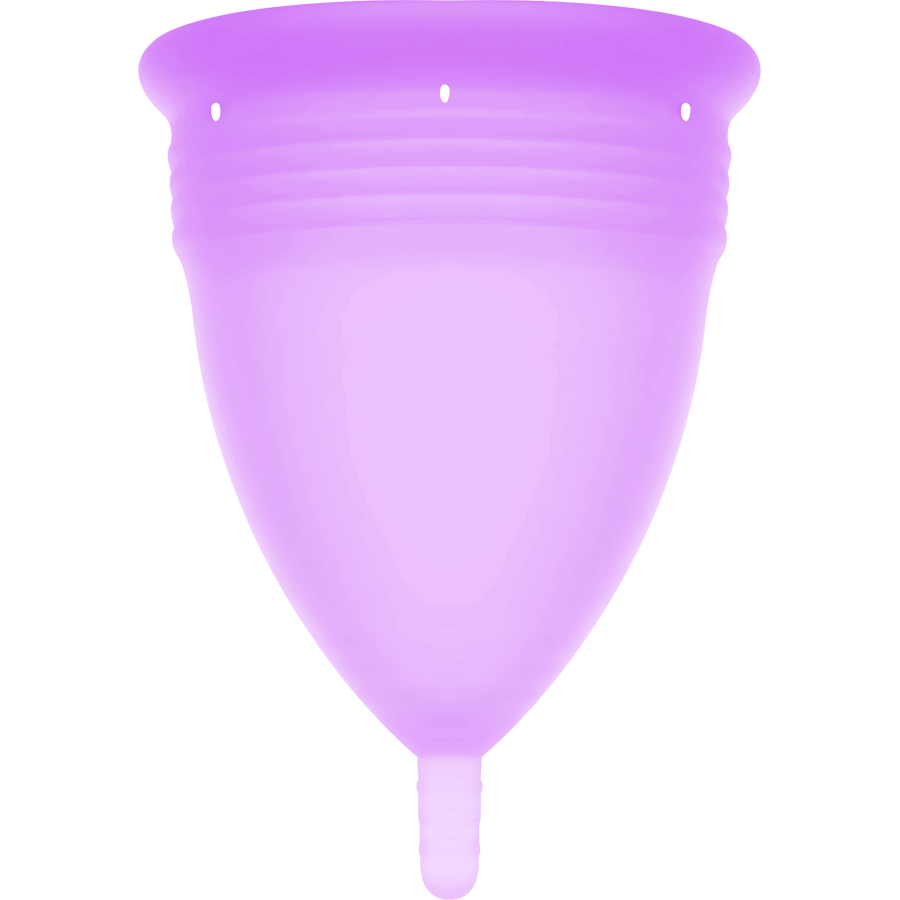 STERCUP - COUPE MENSTRUELLE EN SILICONE FDA LILAS - TAILLE S