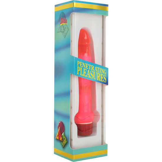 SIETE CREACIONES - VIBRADOR ANAL DELGADO PINK JELLY