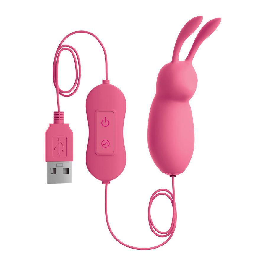 OMG - CUTE RABBIT PUISSANT VIBRATEUR ROSE USB