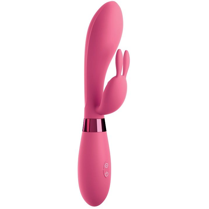 OMG - VIBRATEUR SELFIE SILICONE LAPIN ROSE