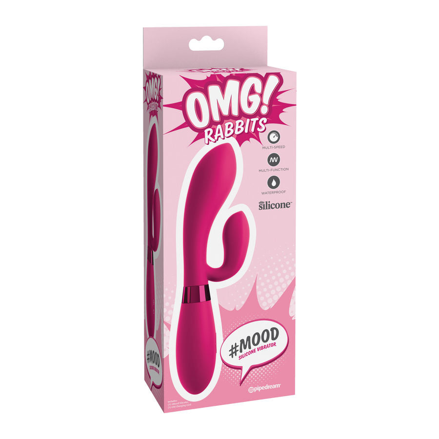 OMG - VIBRATEUR MOOD SILICONE ROSE