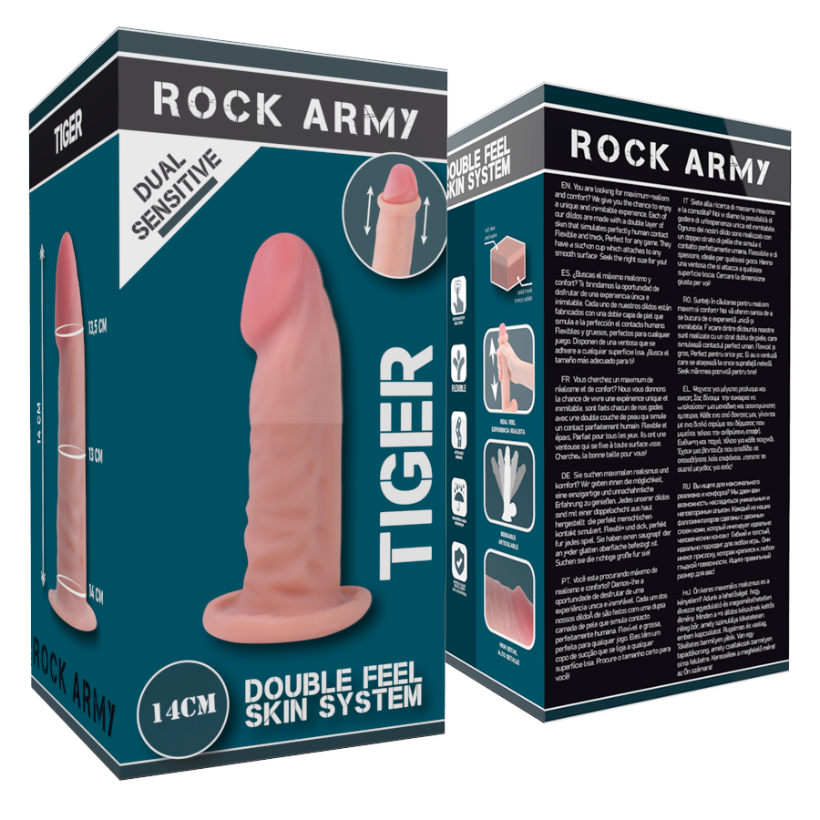 ROCKARMY - TIGRE DOUBLE DENSITÉ 14 CM -O- 4.46 CM