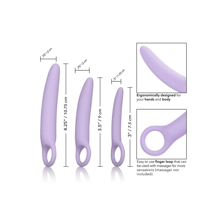 CALEXOTICS - DR LAURA BERMAN ALENA ENSEMBLE DE 3 DILATEURS EN SILICONE