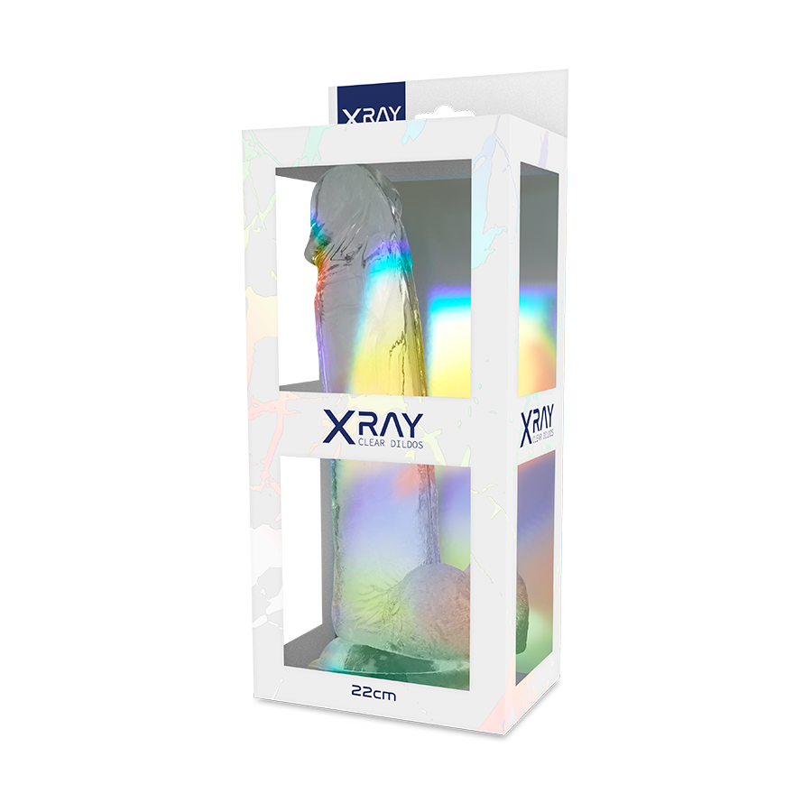 X RAY - MORSURE TRANSPARENTE AVEC BOULES 22 CM -O- 4,6 CM