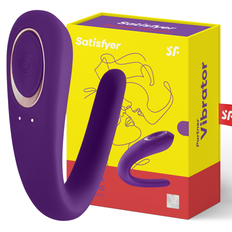 SATISFYER - PARTNER TOY VIBRATEUR STIMULANT LES DEUX PARTENAIRES