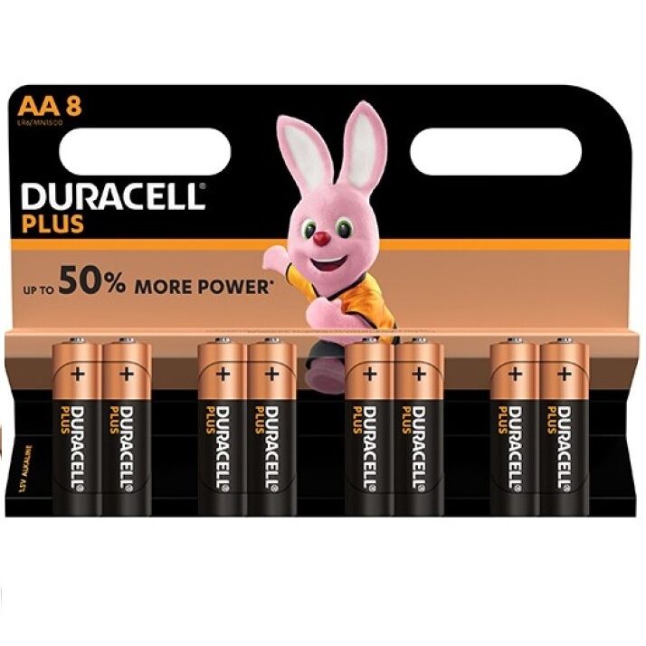 DURACELL - BATTERIE PLUS POWER AA LR6 8UNITÉS