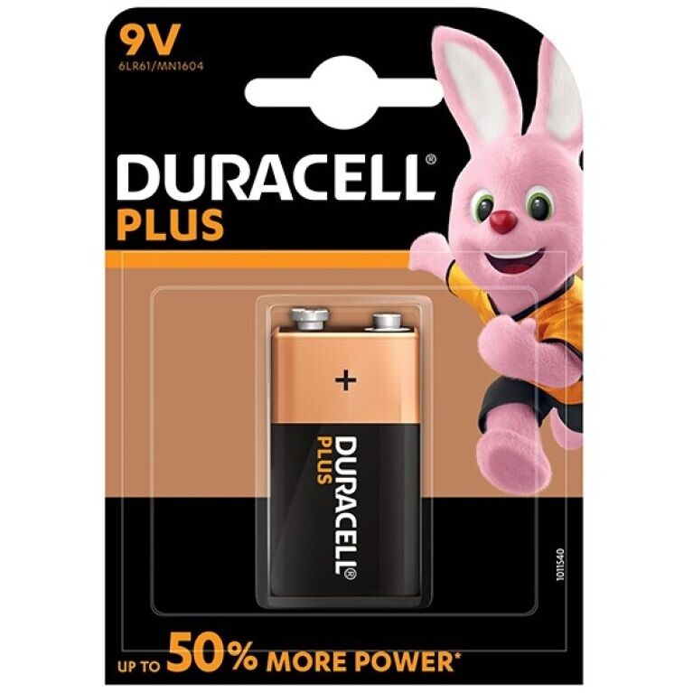 DURACELL - PILE PLUS POWER 9V LR61 1UNITÉ ?