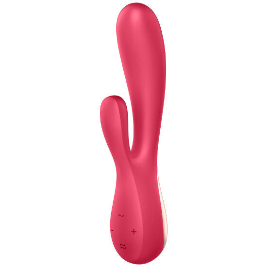 SATISFYER - MONO FLEX ROUGE AVEC APPLICATION