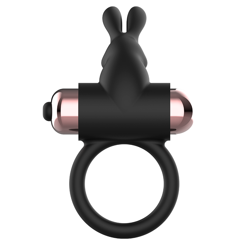 COQUETTE CHIC DESIRE - COCKRING AVEC VIBRATEUR NOIR/ OR