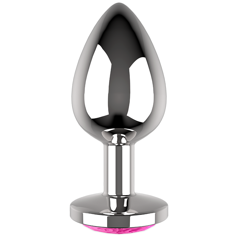 COQUETTE CHIC DESIRE - PLUG ANAL METAL COULEUR ROSE TAILLE L 4 X 9 CM