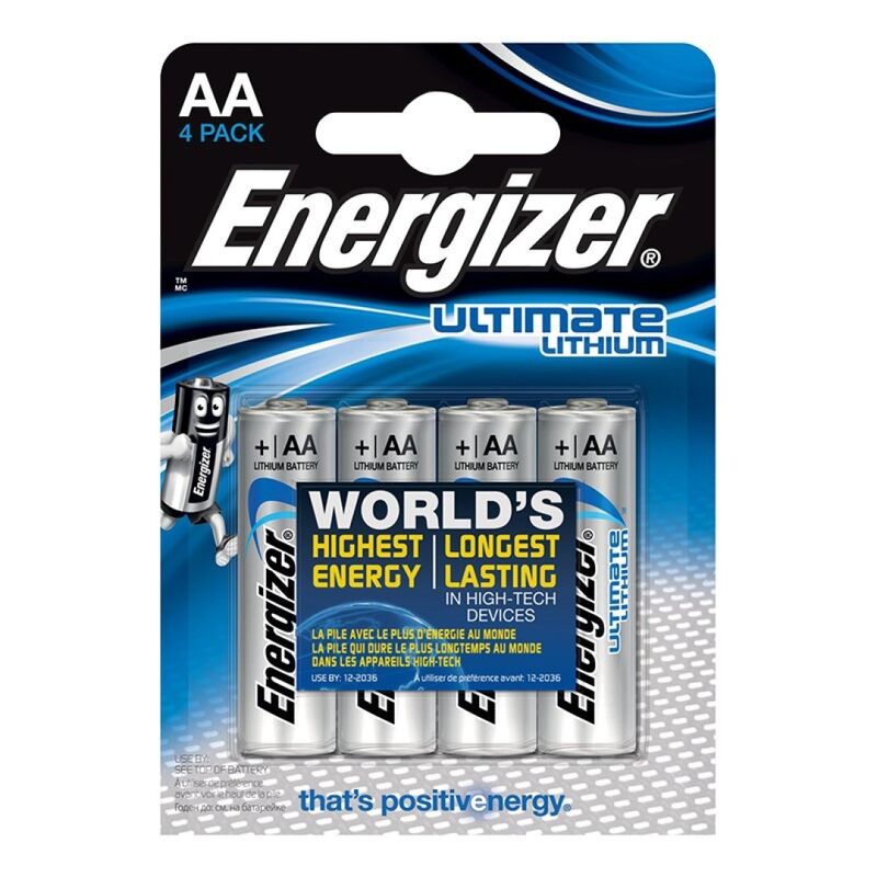 ENERGIZER - Piles lithium-ion ULTIME AA L91 LR6 1,5 V *4