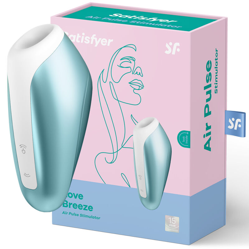 SATISFYER - LOVE BREEZE SUCCIONADOR BLEU GLACE