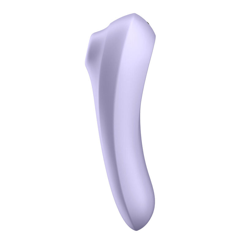 SATISFYER - VIBRATEUR DOUBLE PLAISIR AIR PULSE MAUVE