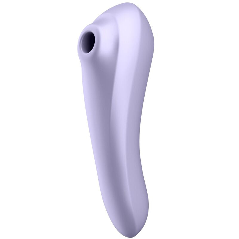 SATISFYER - VIBRATEUR DOUBLE PLAISIR AIR PULSE MAUVE