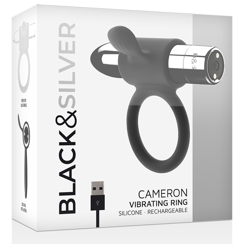 NOIR&ARGENT - BAGUE RECHARGEABLE CAMERON ARGENT