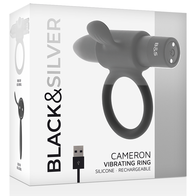 NOIR&ARGENT - BAGUE RECHARGEABLE CAMERON NOIR