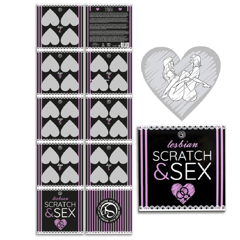 SECRETPLAY - JEU DE SCRATCH ET DE SEXE POUR COUPLES POSITIONS LESBIENNES (ES/EN/FR/PT/DE)