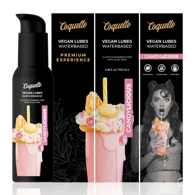 COQUETTE CHIC DESIRE - CANDYLICIOUS PREMIUM EXPERIENCE LUBRICANTE VEGANO 100ML