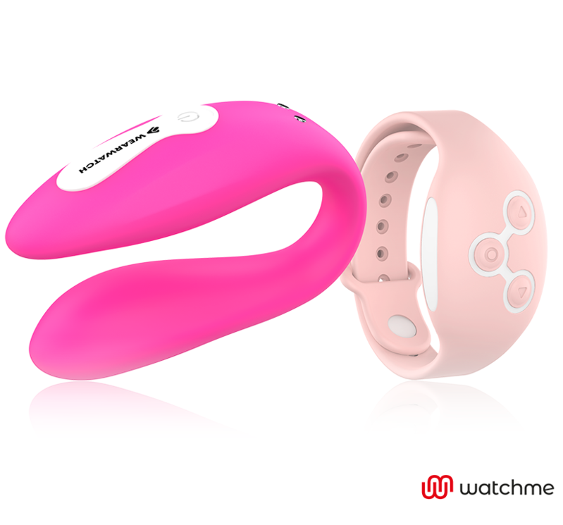 WEARWATCH - VIBRATEUR WATCHME DOUBLE TECHNOLOGIE FUCHSIA / ROSE