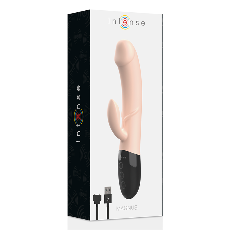 INTENSE - VIBRATEUR RECHARGEABLE NATUREL MAGNUS DUAL